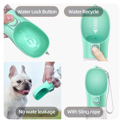 Portable Dog Water Bottle – Leakproof, Easy to Carry, BPA-Free