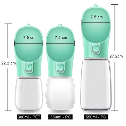 Portable Dog Water Bottle – Leakproof, Easy to Carry, BPA-Free